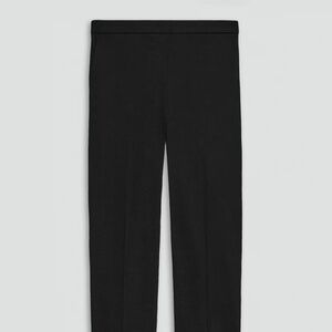 Theory Treeca Pull-On Pant in Good Linen - Black, SZ 4